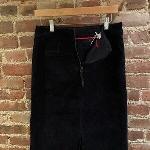 Boden Natalie midi cord skirt, Size 4